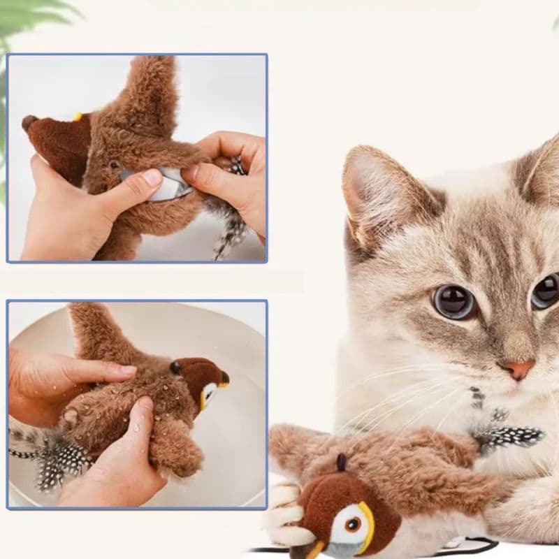 Zabawka dla kota ptaszek USB