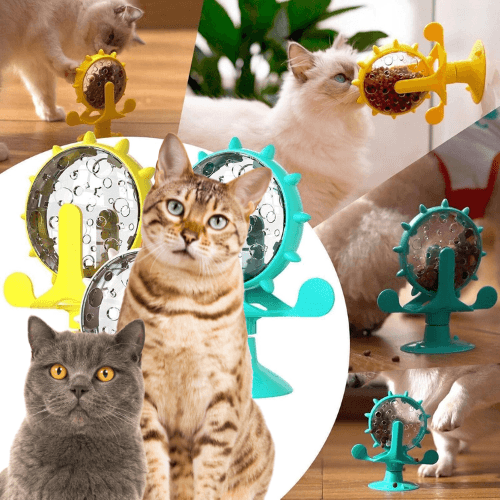 Interaktywna Zabawka dla Kota z Dozownikiem na Karmę