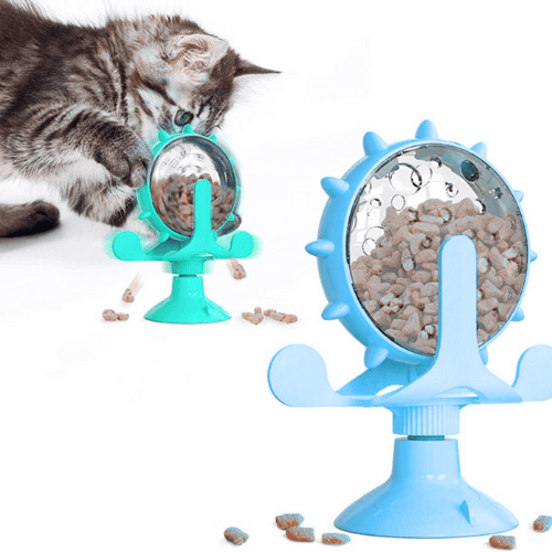 Interaktywna Zabawka dla Kota z Dozownikiem na Karmę