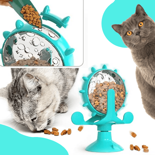 Interaktywna Zabawka dla Kota z Dozownikiem na Karmę