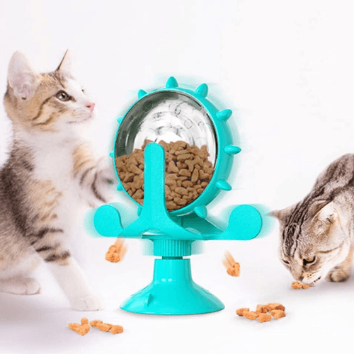 Interaktywna Zabawka dla Kota z Dozownikiem na Karmę