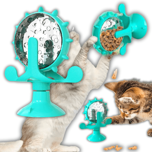 Interaktywna Zabawka dla Kota z Dozownikiem na Karmę