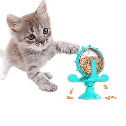 Interaktywna Zabawka dla Kota z Dozownikiem na Karmę