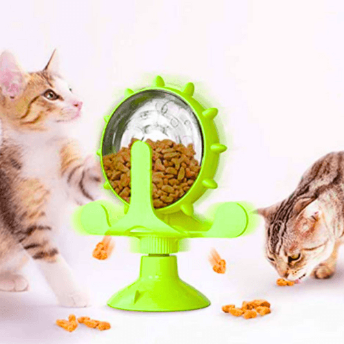 Interaktywna Zabawka dla Kota z Dozownikiem na Karmę